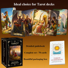 ZHQGYN Renaissance Tarot packaging close-up reveals premium finish.