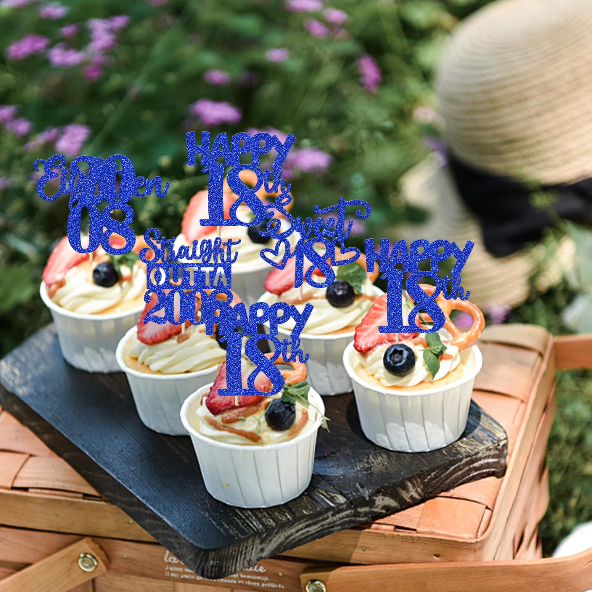 ZHUOWEISM 18th birthday topper design 6 easy cake decoration