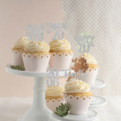 ZHUOWEISM 20th wedding anniversary theme topper elevates dessert display.