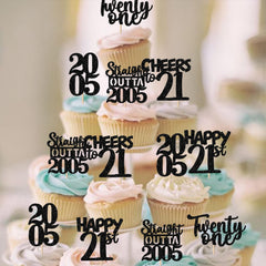 ZHUOWEISM 30pc set enriches celebrations with coordinated toppers