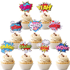 ZHUOWEISM 36-piece pack covers toppers and wrappers for big celebrations.
