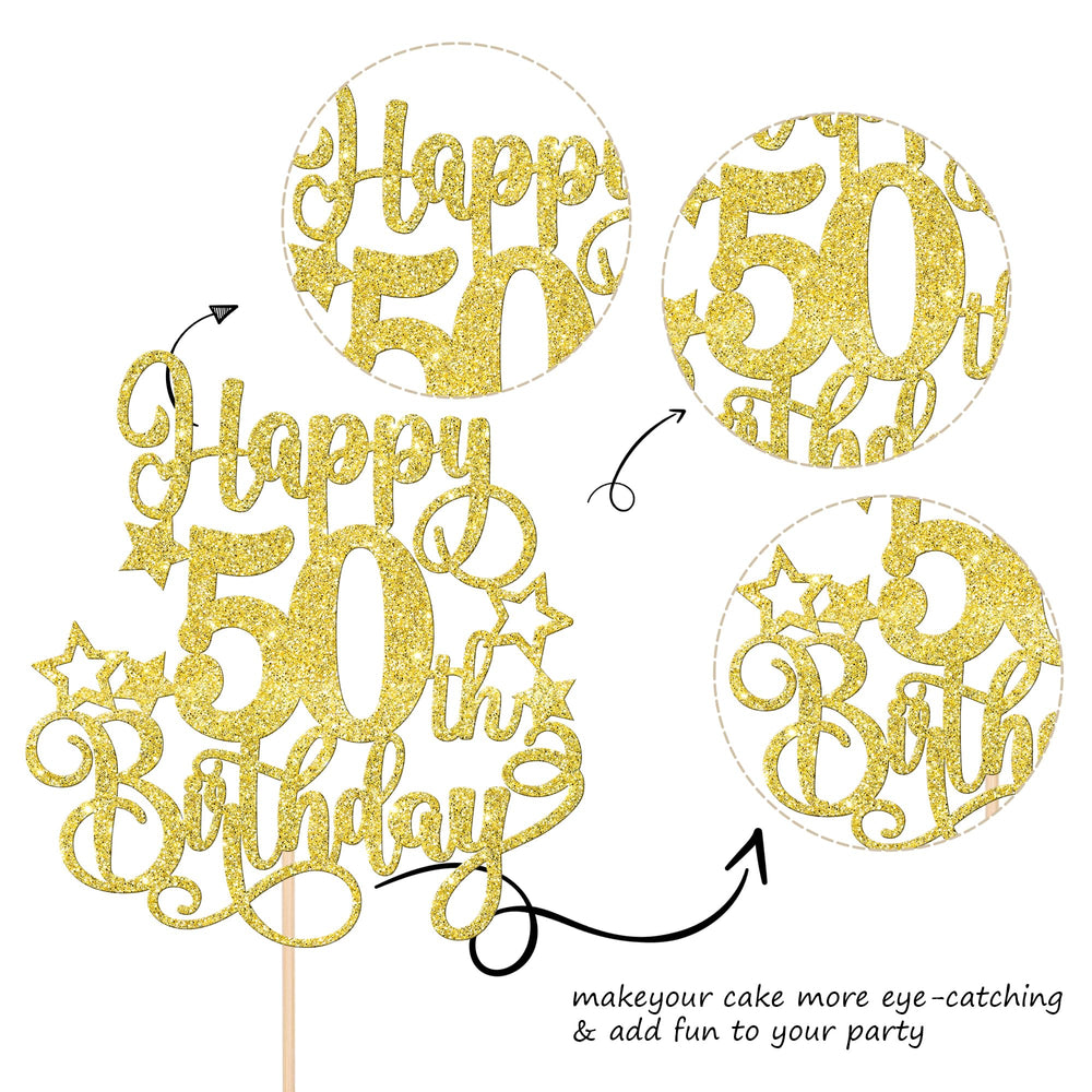 ZHUOWEISM 50 fabulous cake decoration brightens cupcakes and desserts
