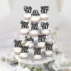 ZHUOWEISM 60th anniversary party decor for desserts.