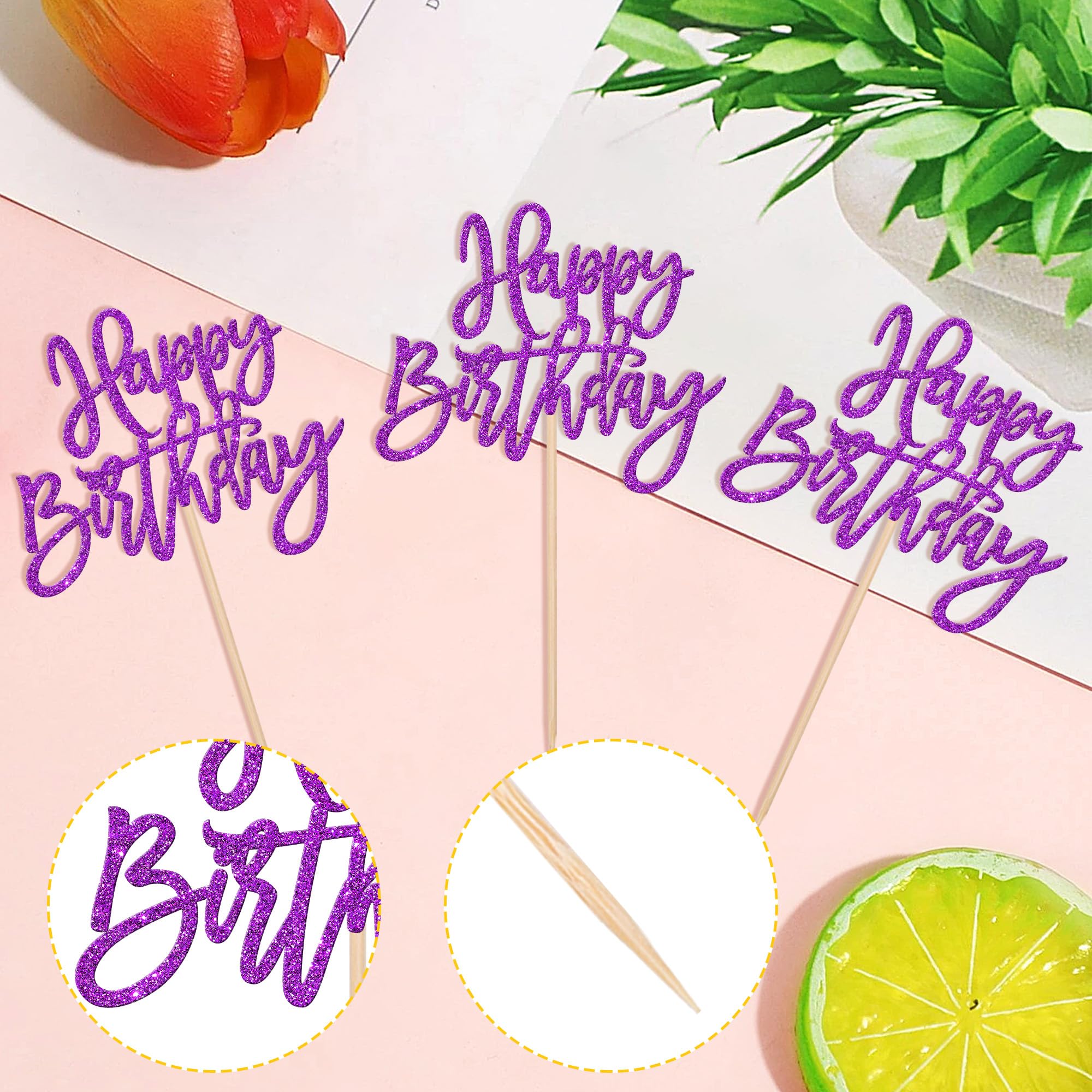 ZHUOWEISM anniversary theme toppers elevate cakes and ice creams
