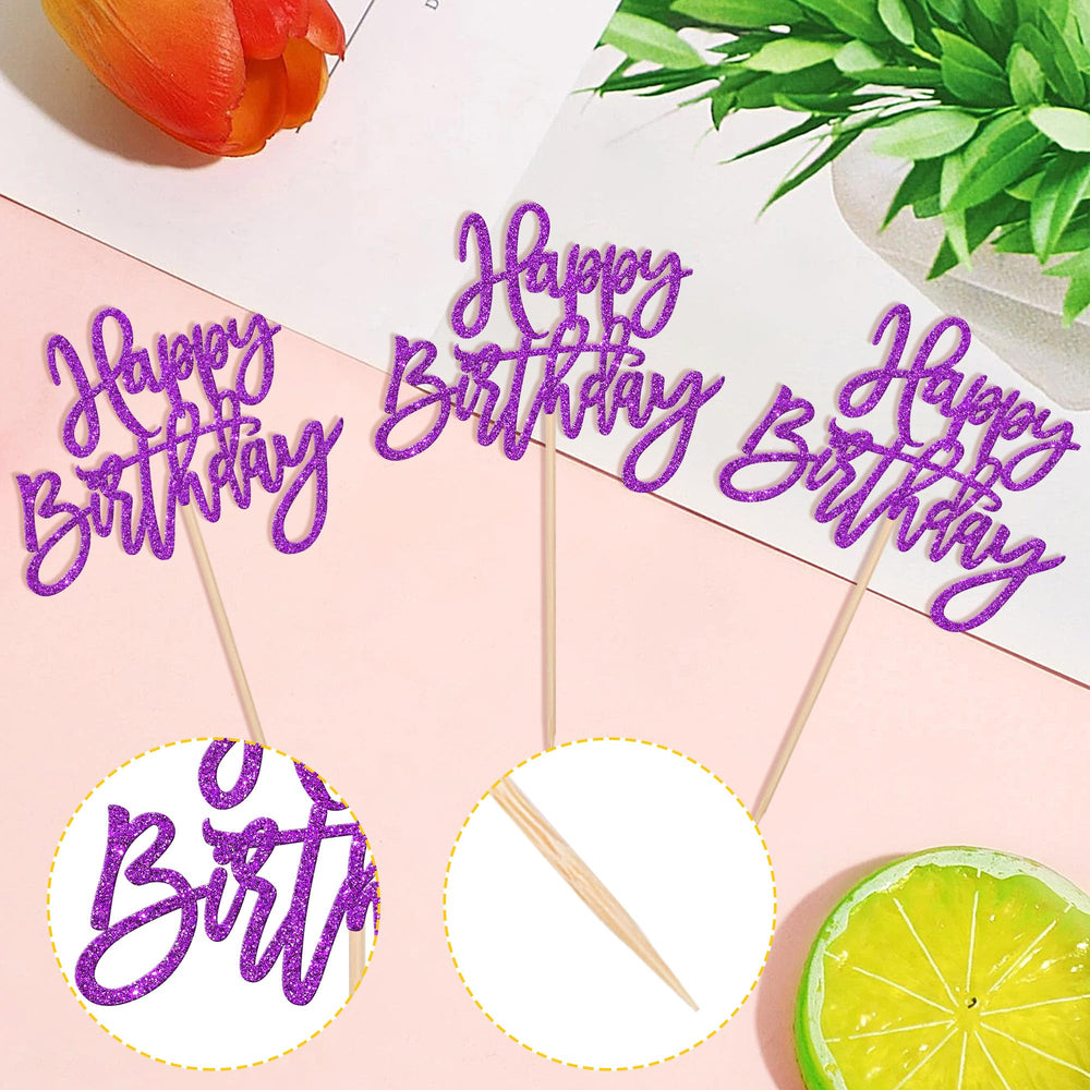 ZHUOWEISM anniversary theme toppers elevate cakes and ice creams