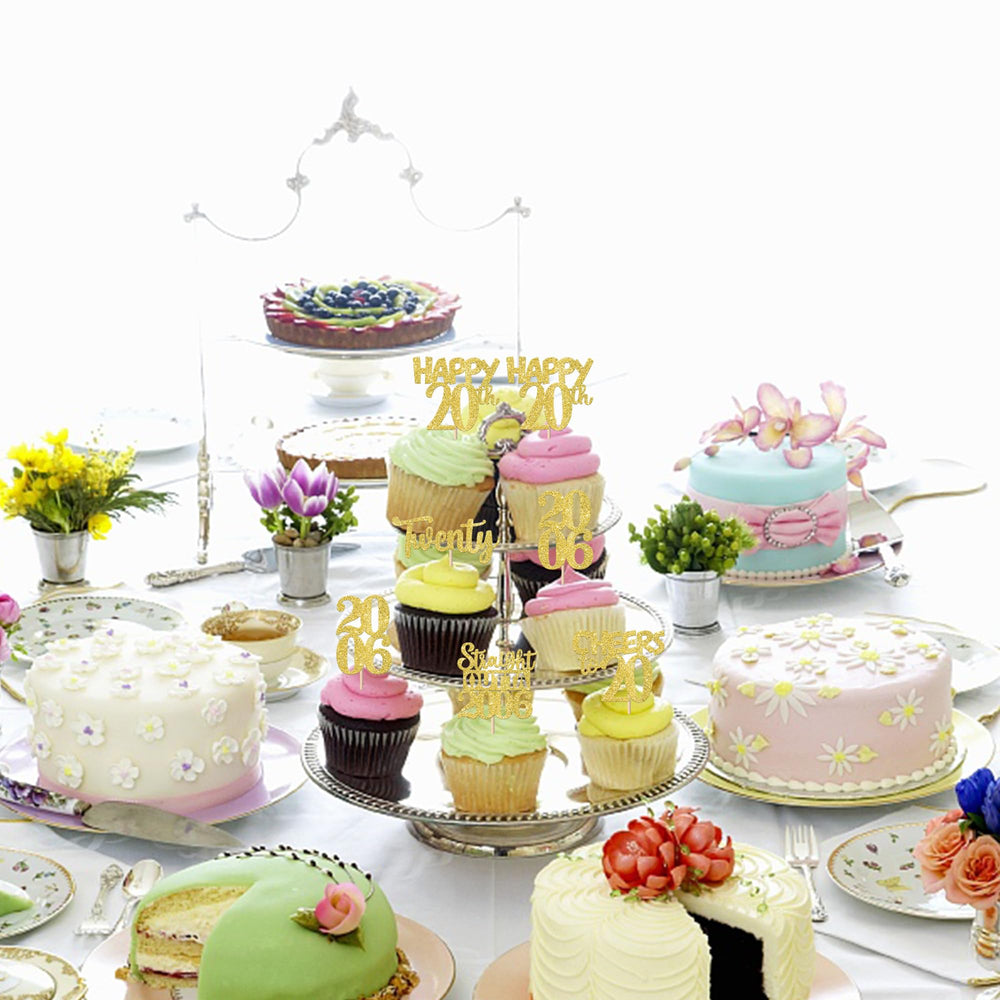 ZHUOWEISM assembled toppers save prep time for party desserts