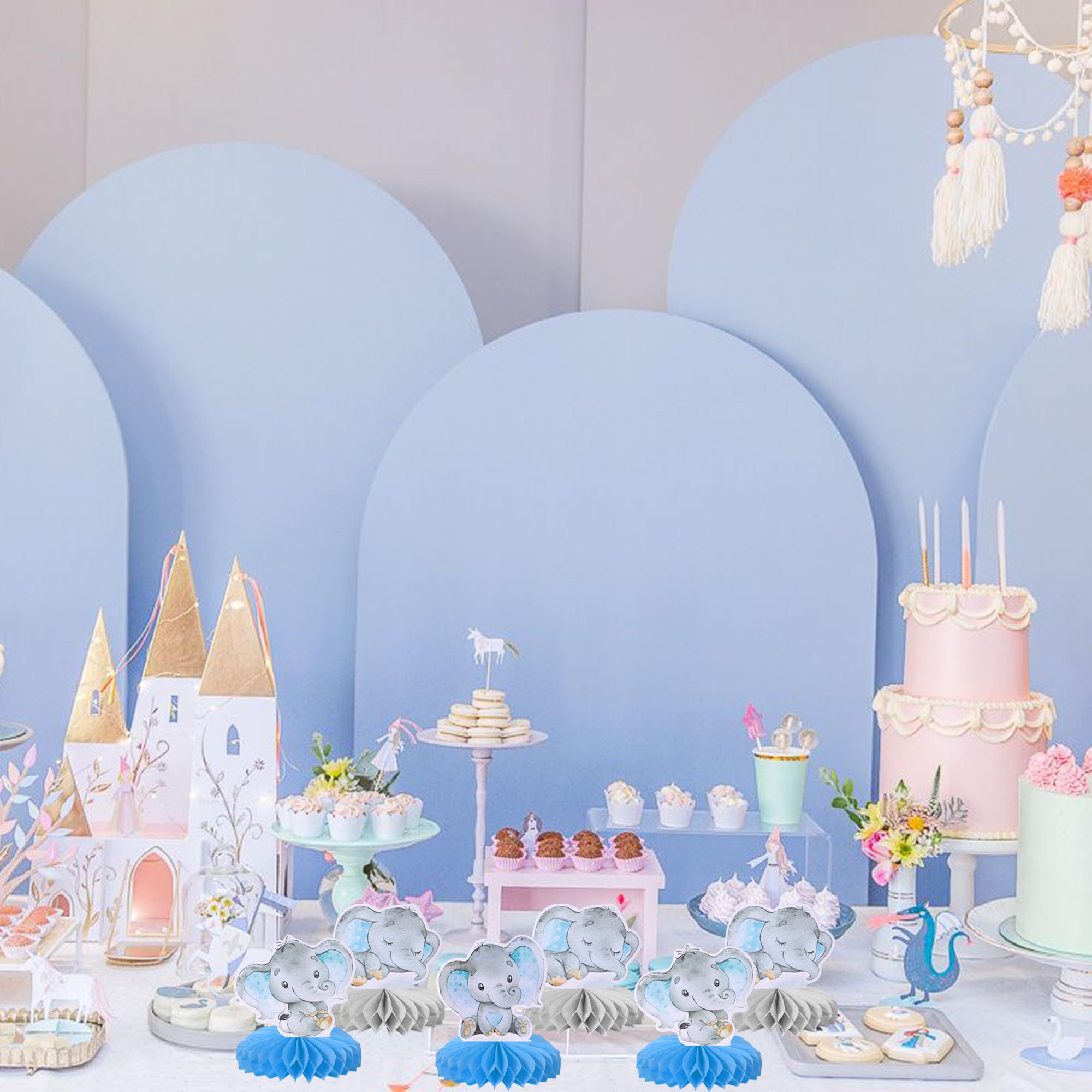 ZHUOWEISM eye-catching blue hue draws attention without overwhelming the table.