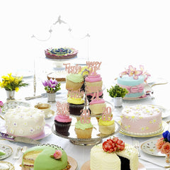 ZHUOWEISM cake decorations rose gold topper for instant party vibes