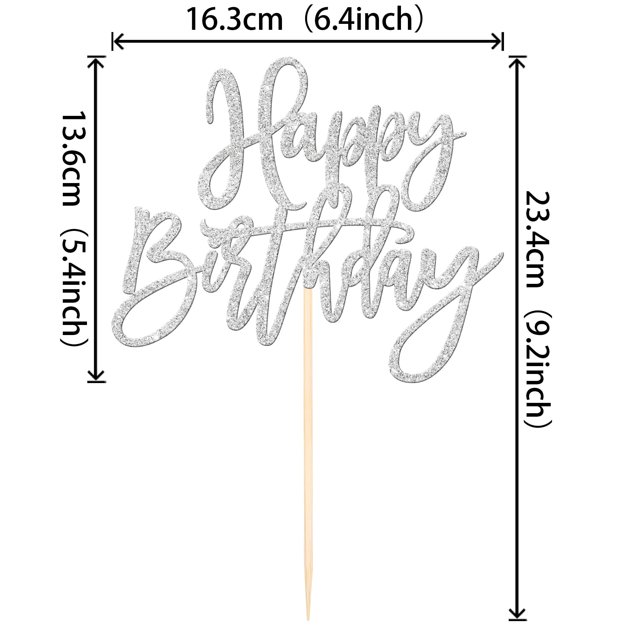 ZHUOWEISM cake pick decor enhances birthday desserts