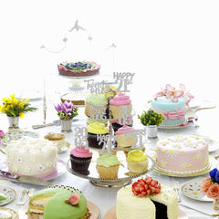 ZHUOWEISM cheers to 21 years topper design elevates desserts