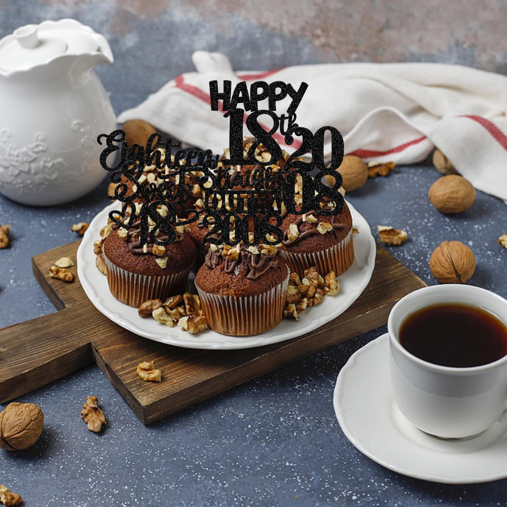 ZHUOWEISM cupcake toppers for ice cream, fruit, and desserts