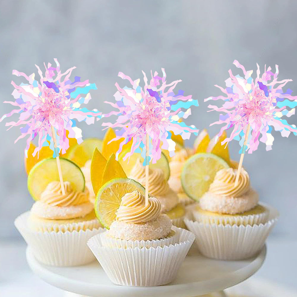 ZHUOWEISM double-sided toppers stay vibrant from every angle.