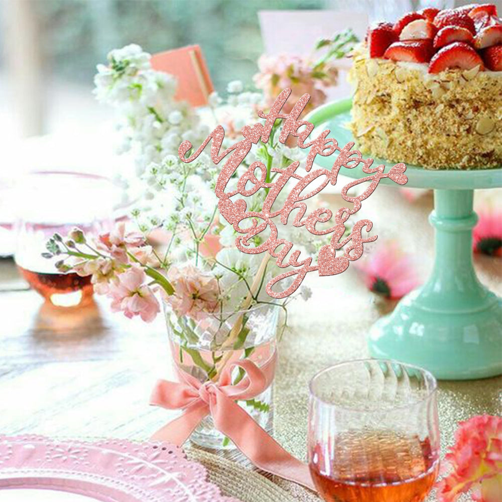 ZHUOWEISM Double-sided glitter centerpiece sticks ready to place