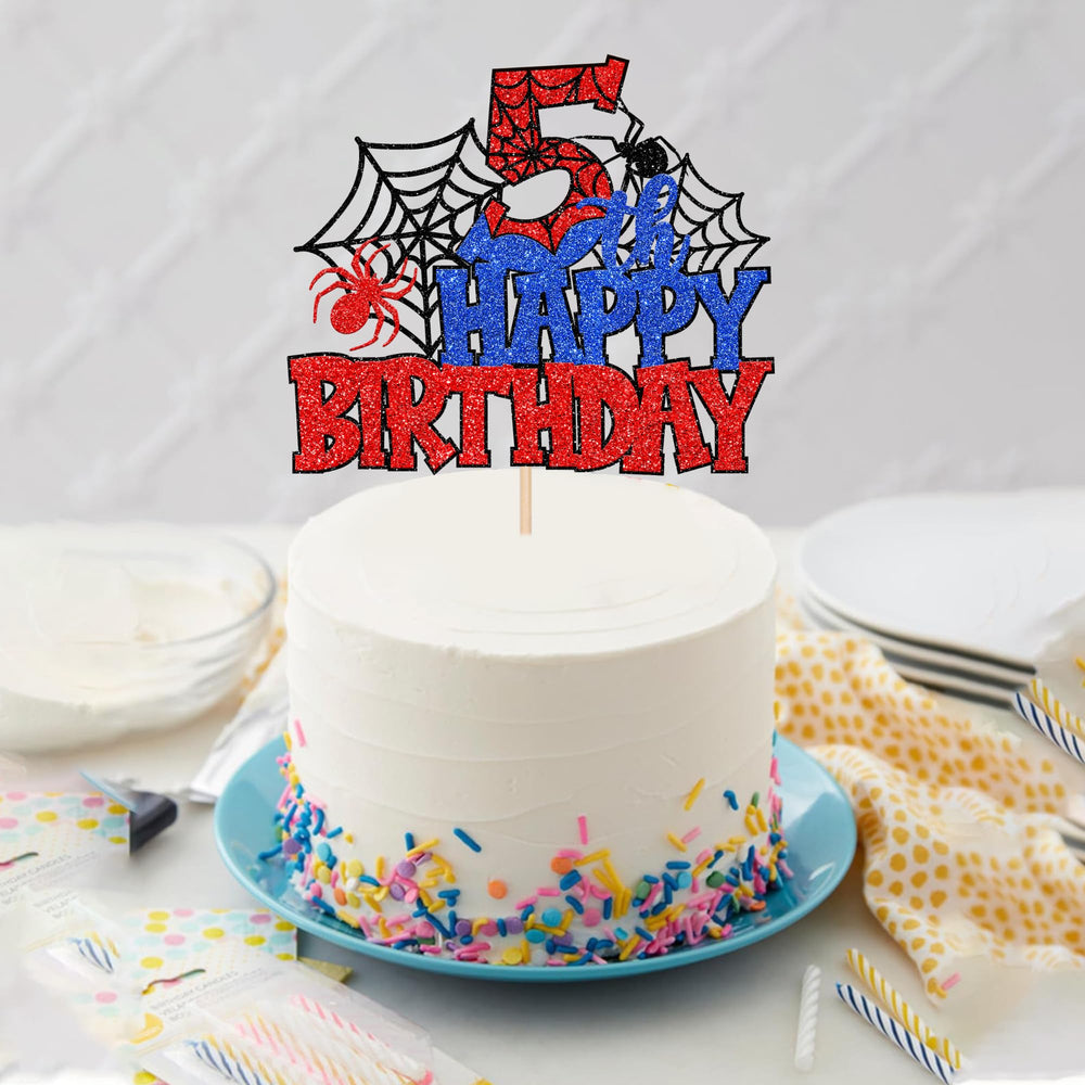 ZHUOWEISM Easy-to-use spider topper for cakes and desserts