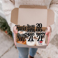ZHUOWEISM easy-to-insert cupcake toppers fit most cupcake sizes