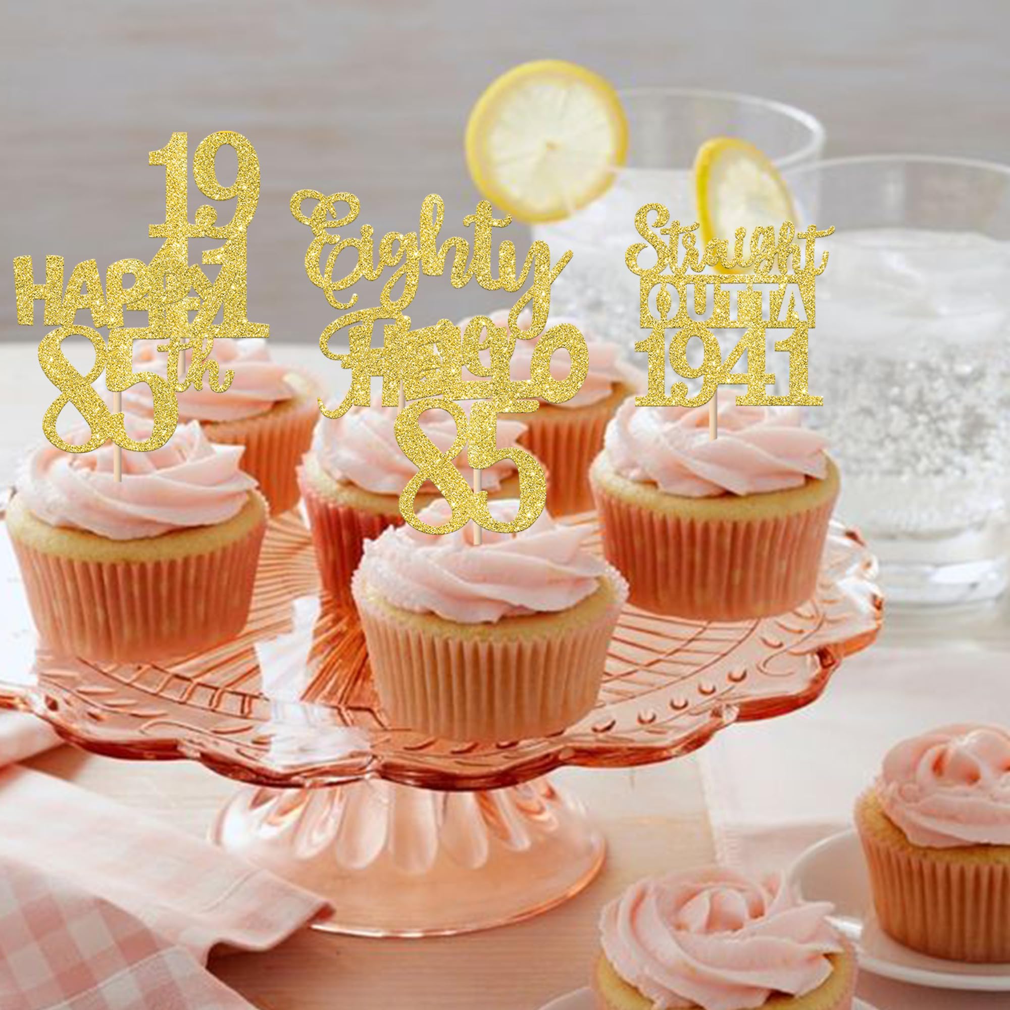 ZHUOWEISM pre-assembled toppers simplify party prep and setup