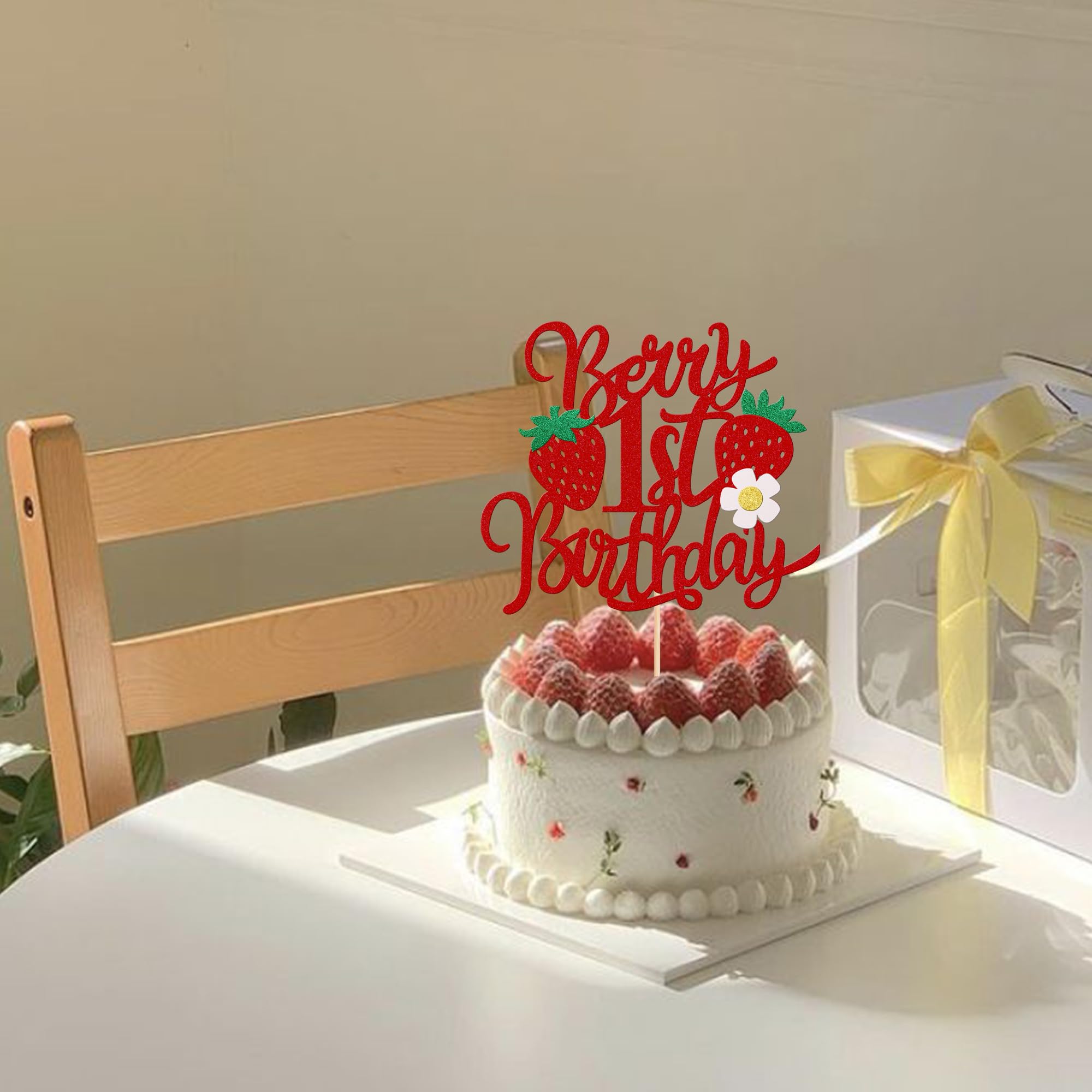 ZHUOWEISM First birthday decor topper ready to use for quick setup