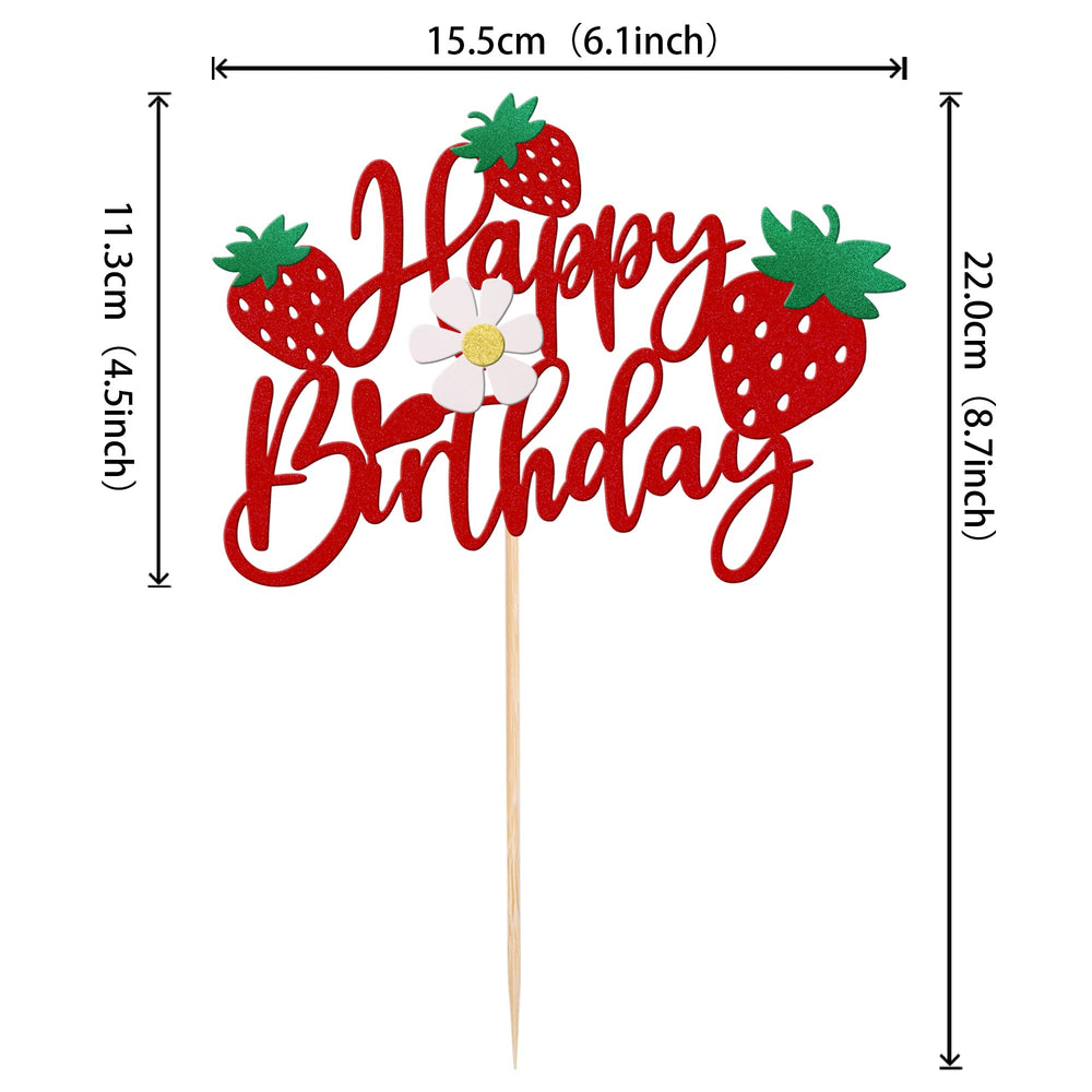 ZHUOWEISM fruit-theme cake pick brightens desserts for fruit parties.