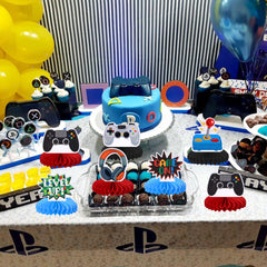 ZHUOWEISM Controller silhouette honeycomb sturdy cardstock for long-lasting party decor