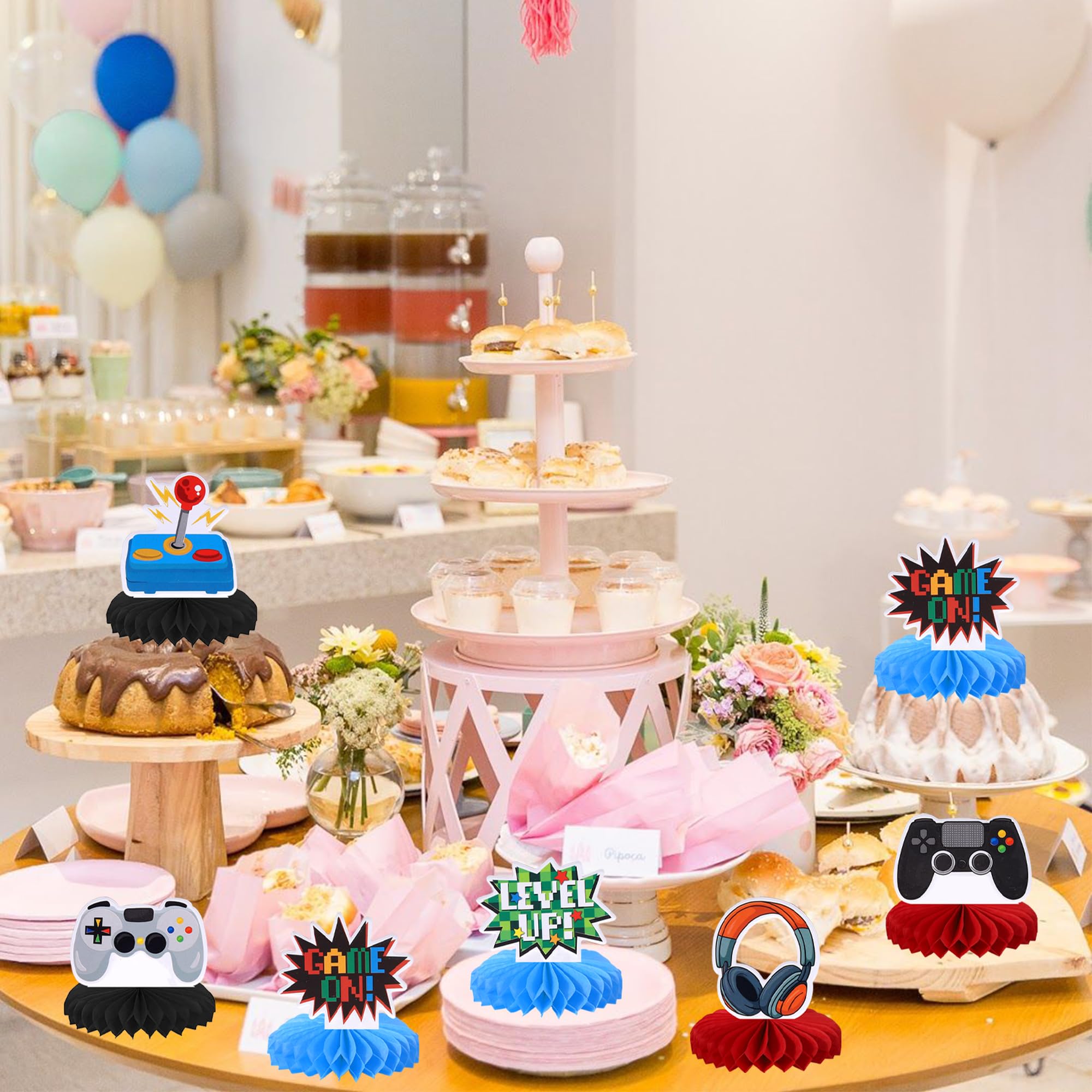 ZHUOWEISM Game On controllers centerpieces great as photo booth props and eye-catching display