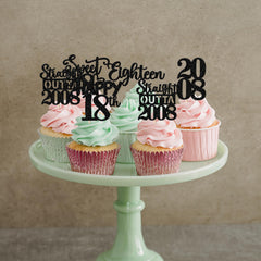 ZHUOWEISM glitter card stock topper set catches eyes at celebrations