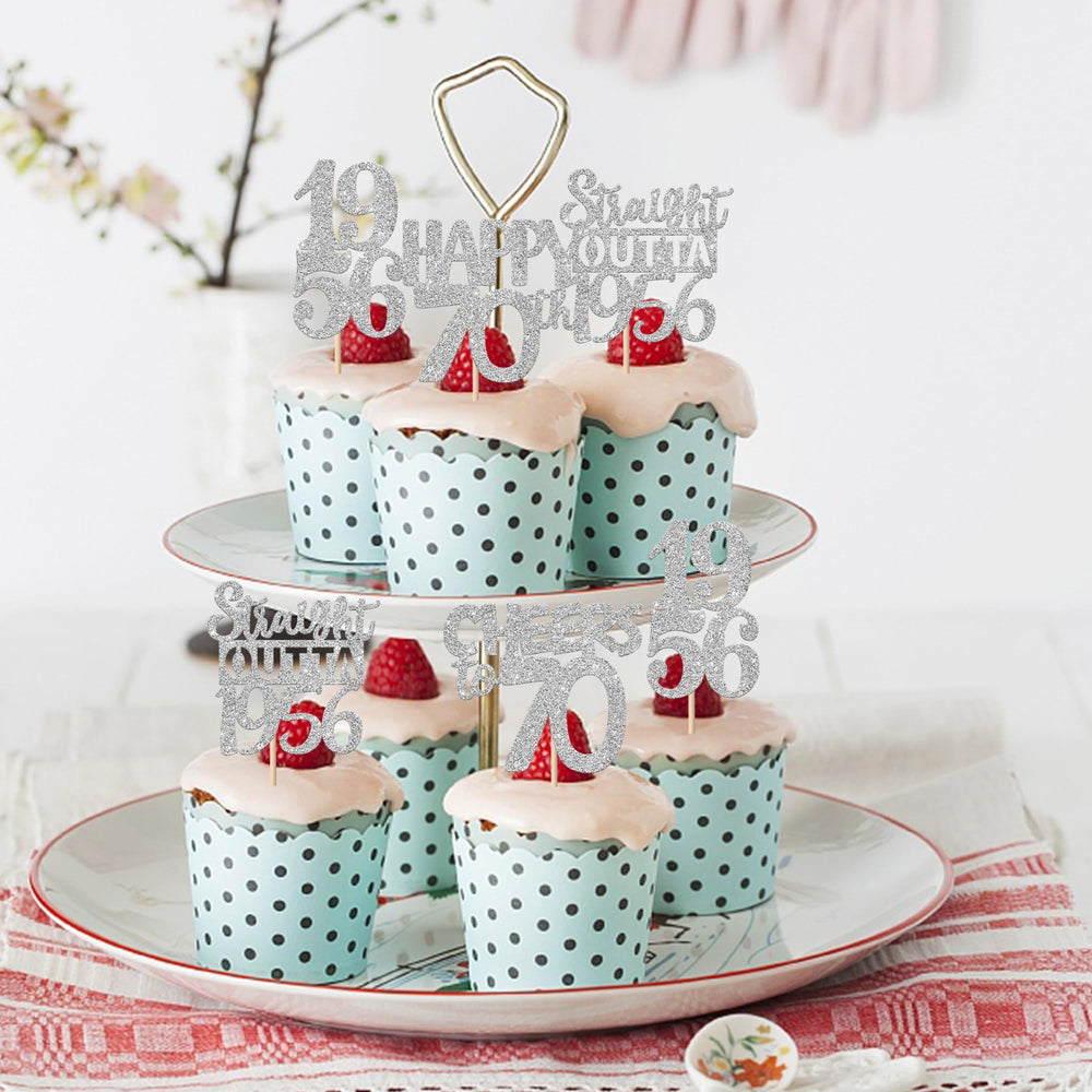 ZHUOWEISM glitter-card-stock topper with shiny detail enhances displays.