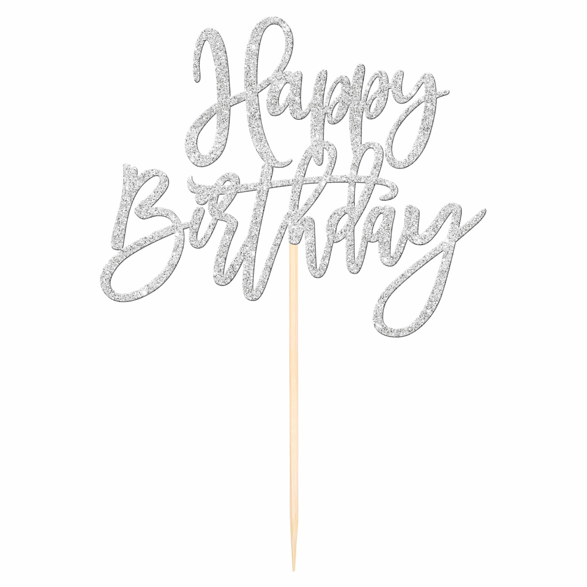 ZHUOWEISM glitter card stock topper with white back for a crisp look