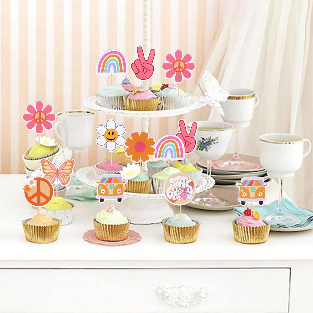 ZHUOWEISM double-sided toppers stay visible from every angle.