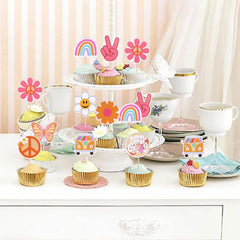 ZHUOWEISM double-sided toppers stay visible from every angle.