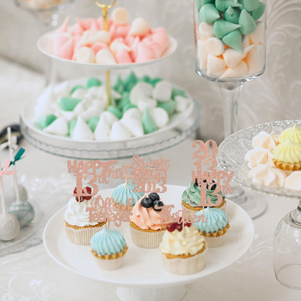 ZHUOWEISM no-assembly-needed toppers save time on party prep.