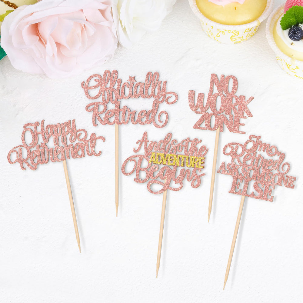 ZHUOWEISM no-work-zone topper design enhances cupcakes and desserts