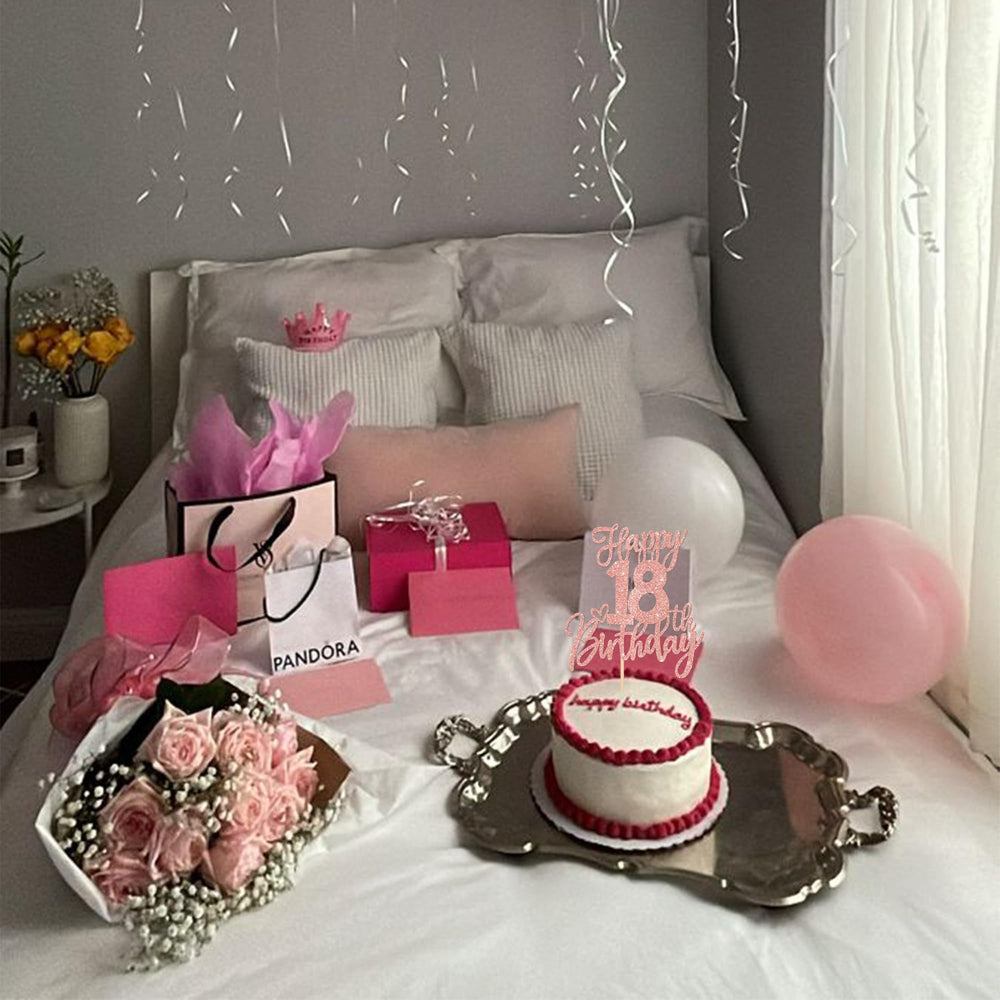 ZHUOWEISM No-assembly required cake topper, quick decorating solution