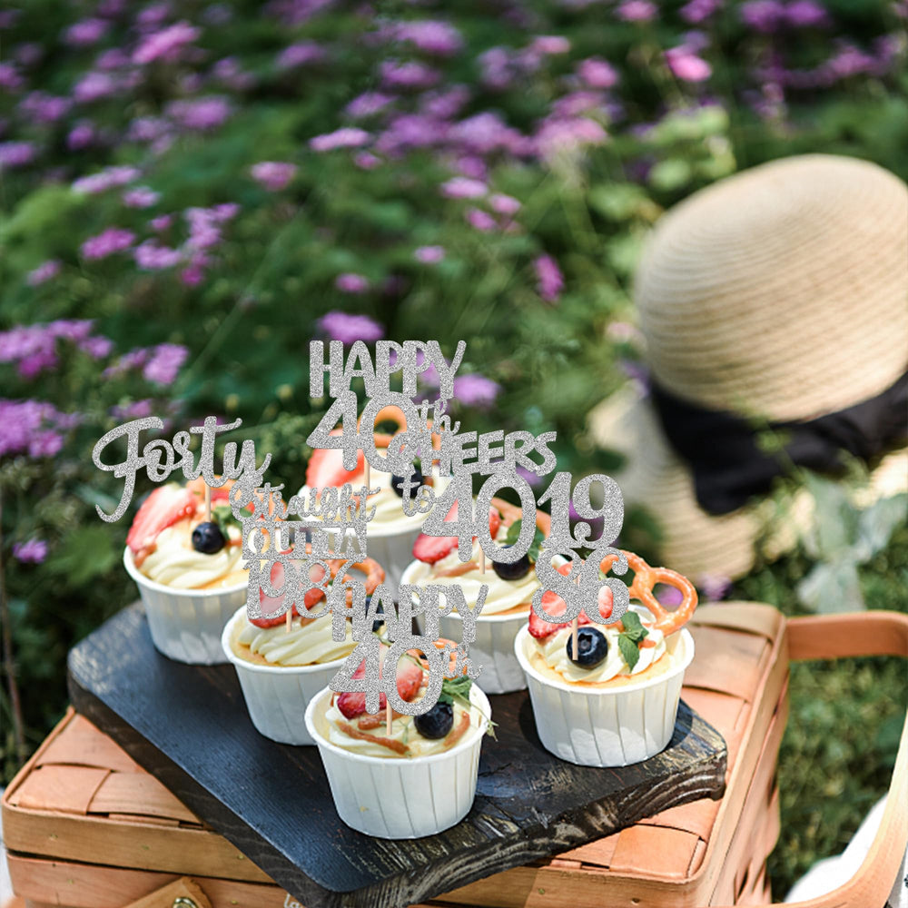 ZHUOWEISM 30pcs topper pack for easy party decorating and variety.