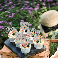 ZHUOWEISM 30pcs topper pack for easy party decorating and variety.