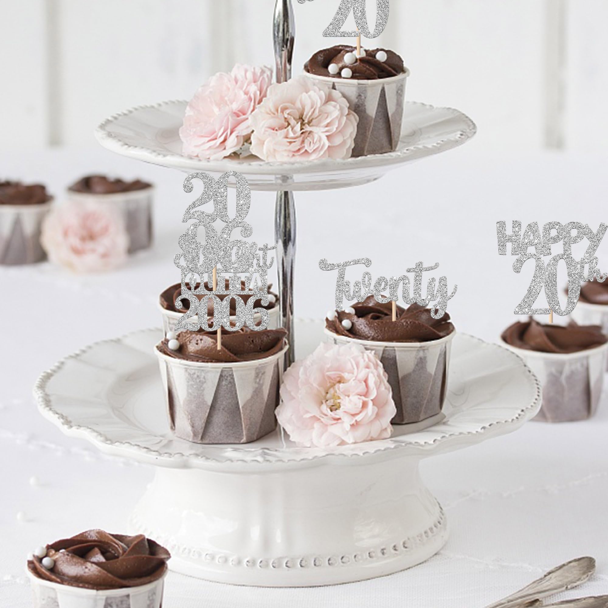 ZHUOWEISM Pack of 30 cupcake toppers covers all party decorating needs.