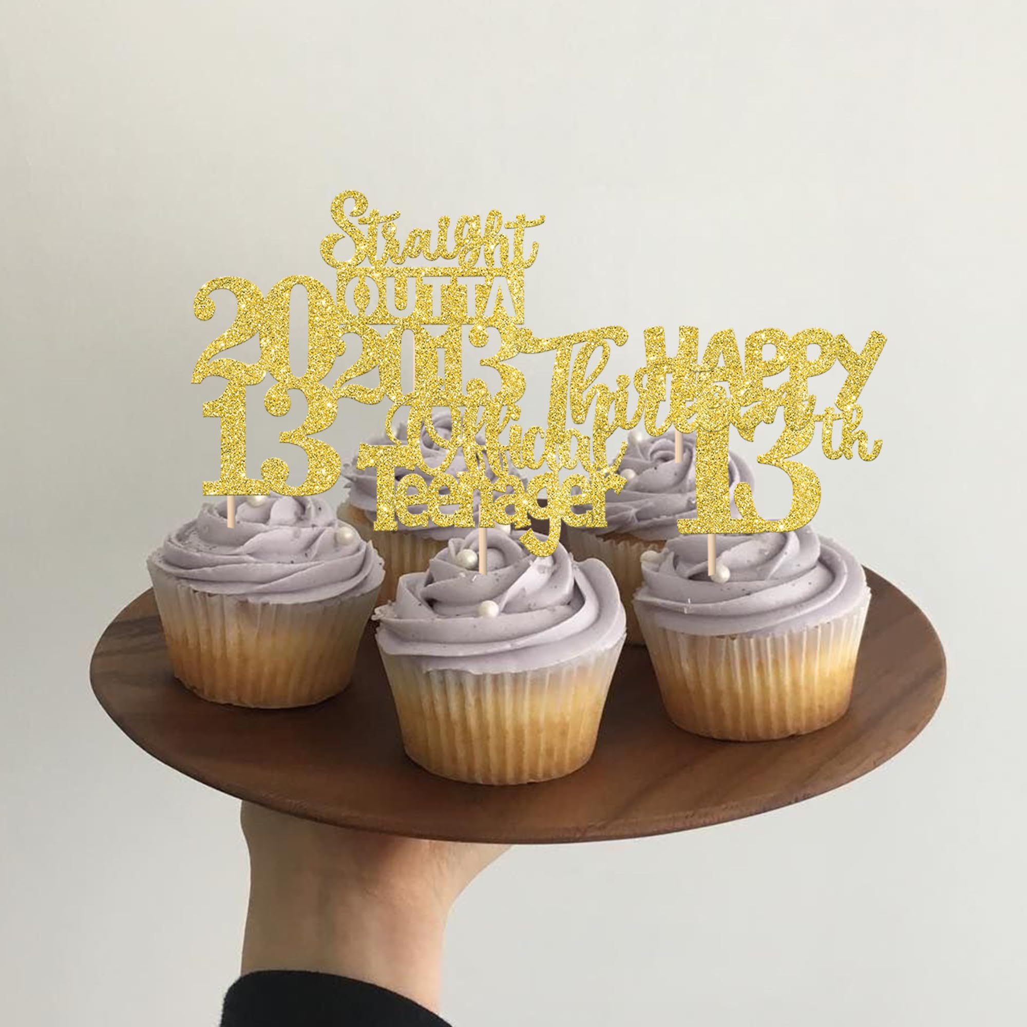 ZHUOWEISM party cupcake toppers showcase a 30-piece set for celebrations.