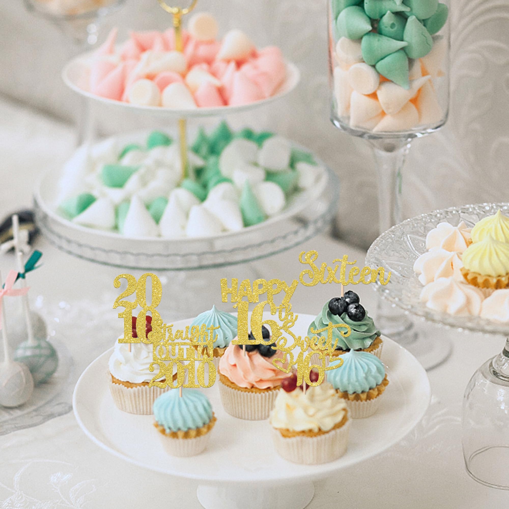ZHUOWEISM ready-to-use toppers save party prep time.