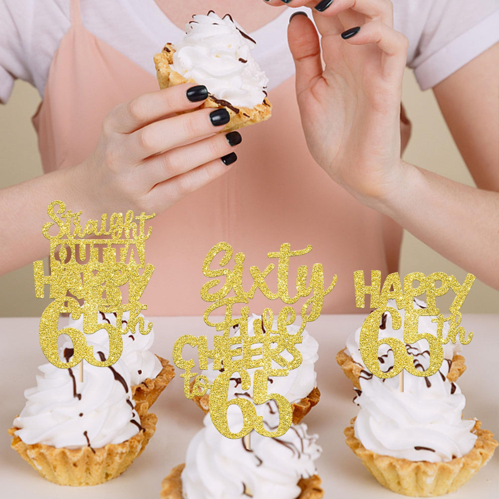 ZHUOWEISM cupcake toppers decorative on desserts for elegant party styling