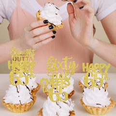 ZHUOWEISM cupcake toppers decorative on desserts for elegant party styling