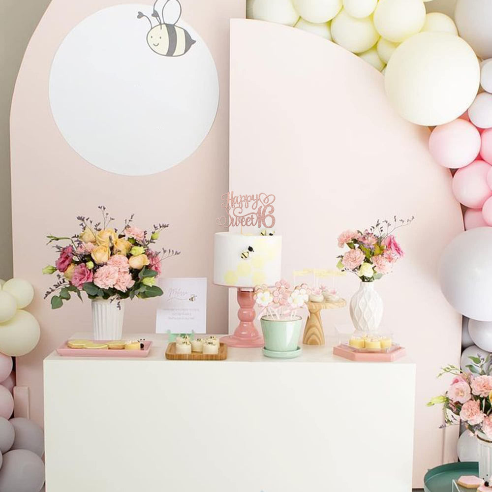 ZHUOWEISM Party decor supplies cake topper enhancing dessert table visuals