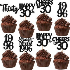 ZHUOWEISM party decor cupcake picks enhance dessert presentation.