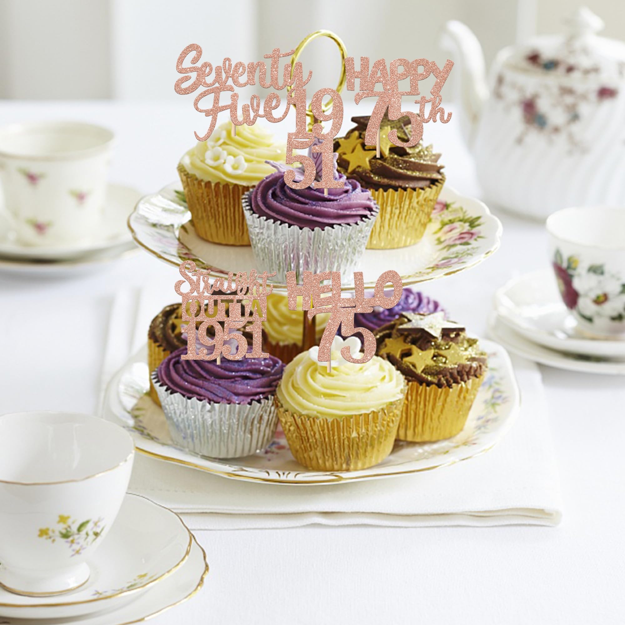 ZHUOWEISM party dessert decor enhances cupcake displays at celebrations.