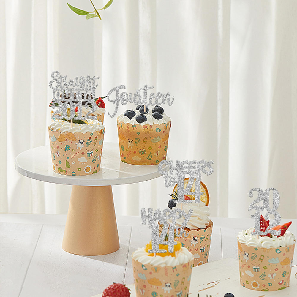 ZHUOWEISM durable, pre-assembled toppers simplify dessert decorating.