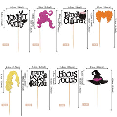 ZHUOWEISM preassembled cupcake picks simplify party decorating.