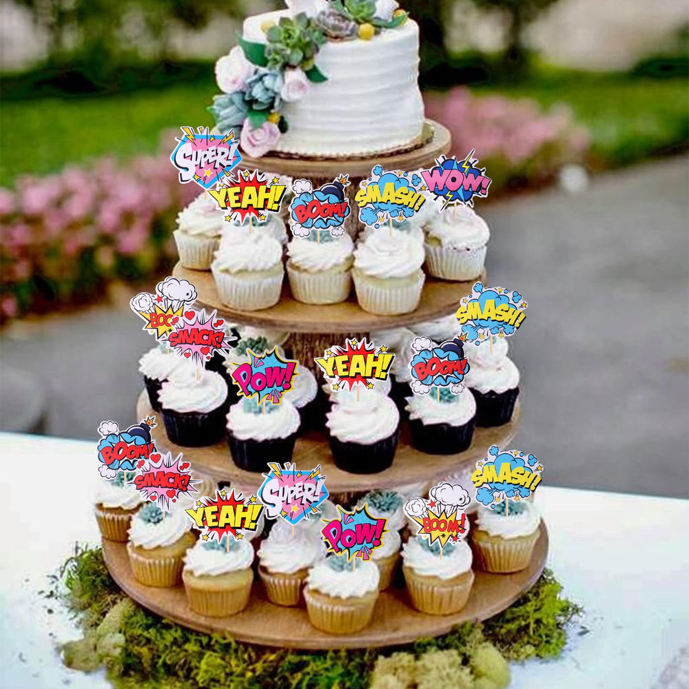 ZHUOWEISM preassembled toppers save time during party prep.