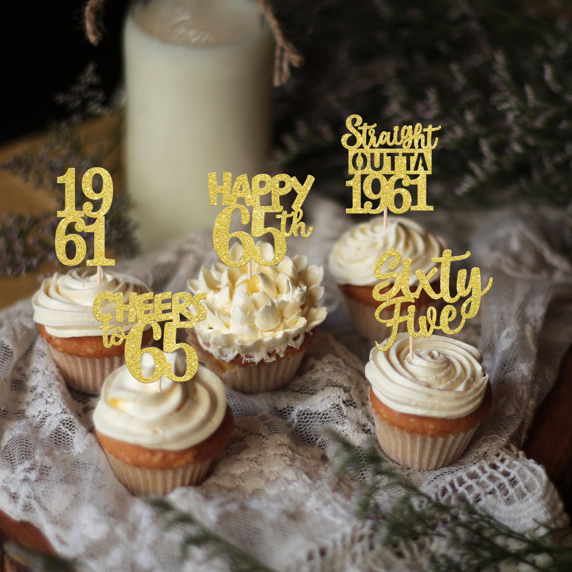 ZHUOWEISM preassembled cupcake toppers save time during party setup