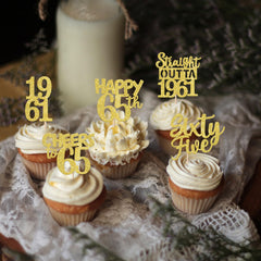 ZHUOWEISM preassembled cupcake toppers save time during party setup