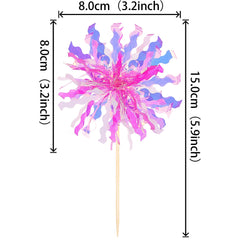 ZHUOWEISM ready-assembled cupcake topper simplifies party prep