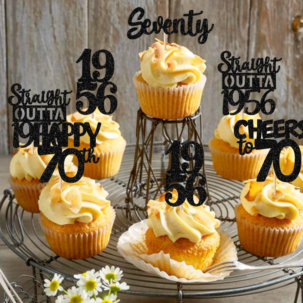 ZHUOWEISM Ready-to-use toppers insert easily for instant celebration vibes on treats