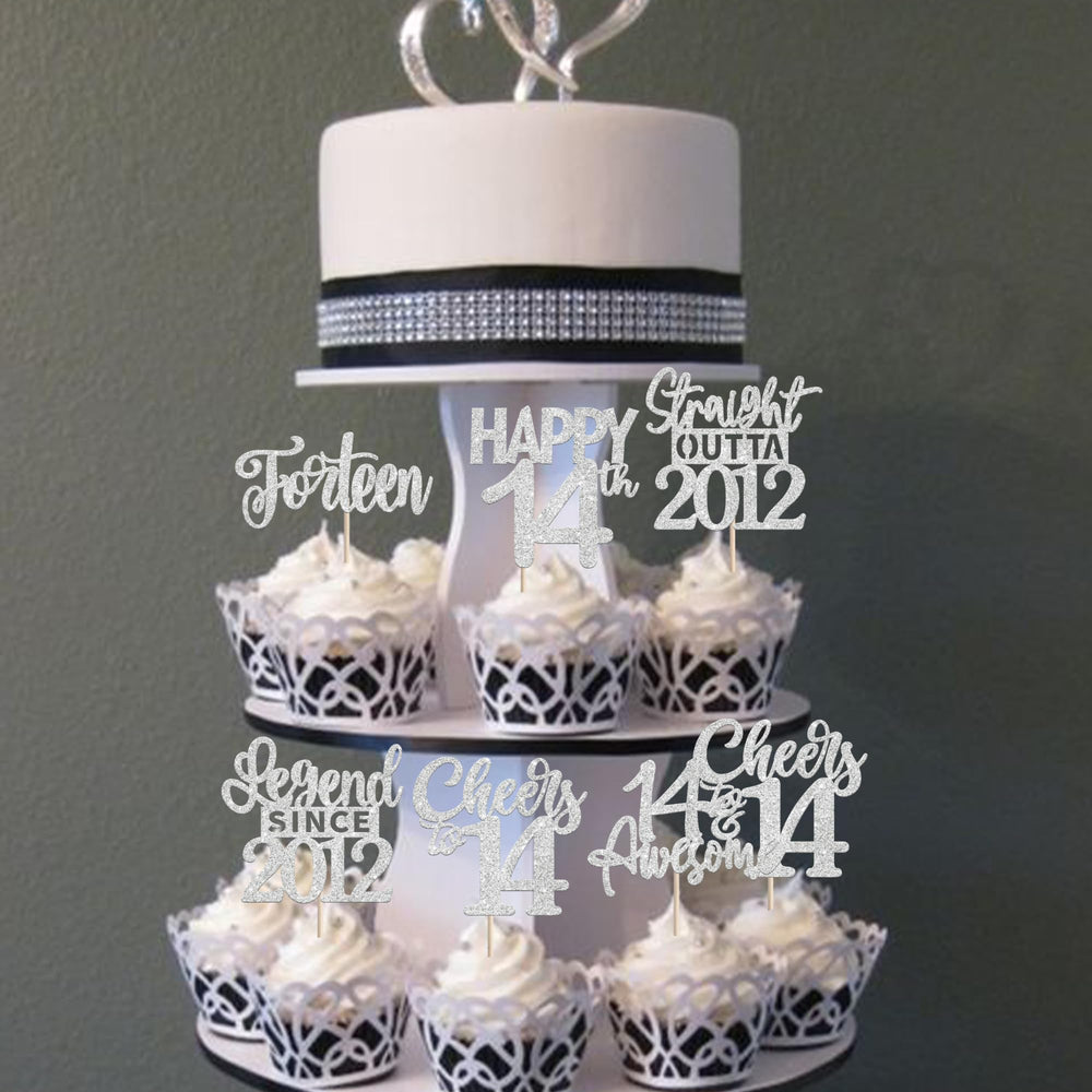 ZHUOWEISM single-sided glitter toppers provide quick, mess-free setup for classy desserts.